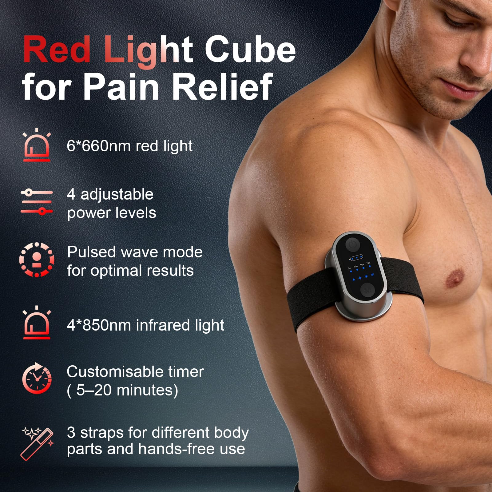 Infrared Red Light Therapy Device - View 2